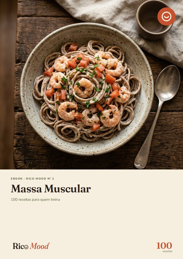 Cover of Muscle Gain — 100 recipes for people who train (Portuguese edition)