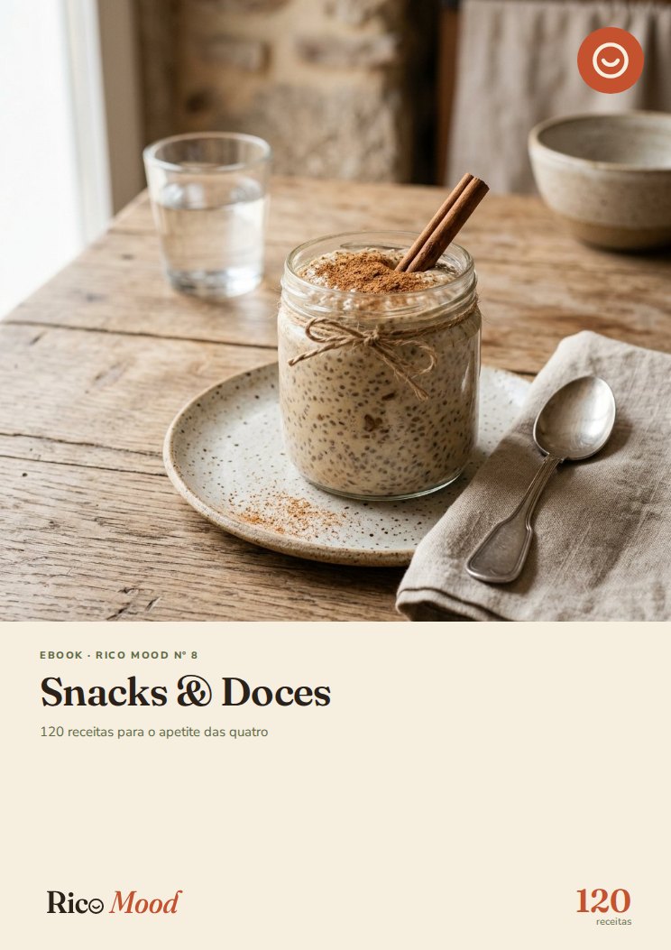 Cover of Snacks & Sweets — 120 recipes for afternoon cravings (Portuguese edition)